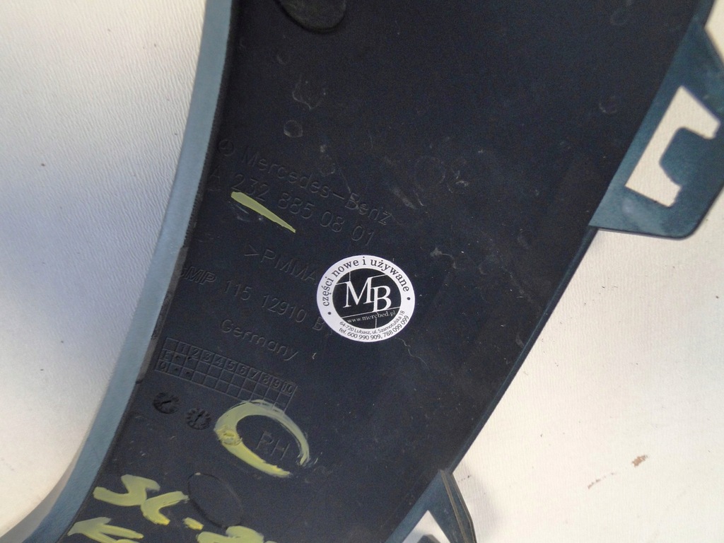 фото №7, Mercedes sl 232 r232 молдинг бампера правая a2328850801 43 55 63 amg