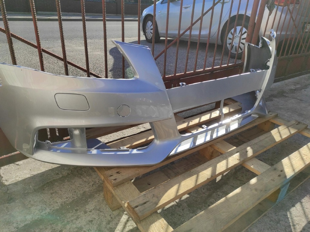 Бампер plus решётка радиатора audi a4 b8 ксенон przedlift lx7w Цена