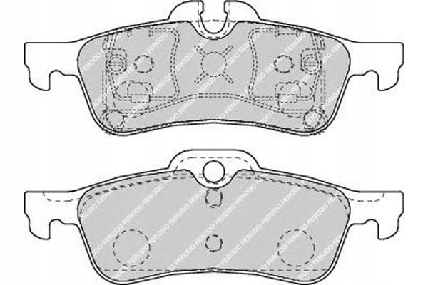 фото №2, Ferodo fdb1676 набір гальмівних колодок гальмівних, гальма дискові
