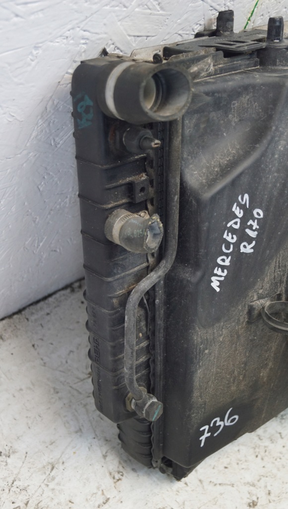 фото №6, Mercedes slk r170 вентилятор радіатор