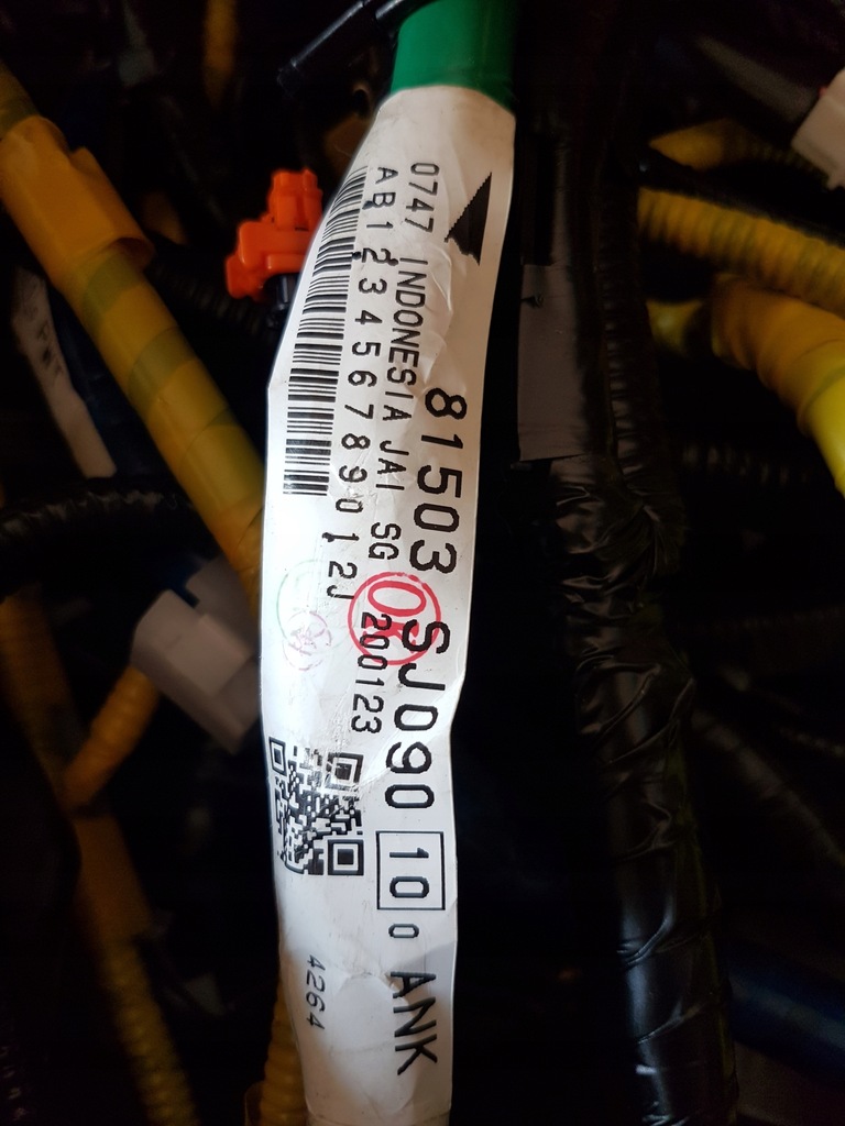 фото №15, Forester sport v 19- электропроводка жгут кабины usa левая правая