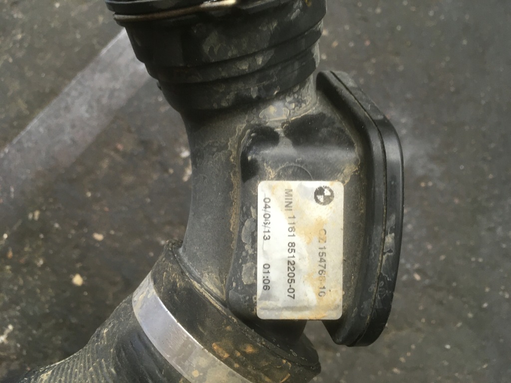 фото №7, Труба шланг mini cooper r56 1.6 d 8512205