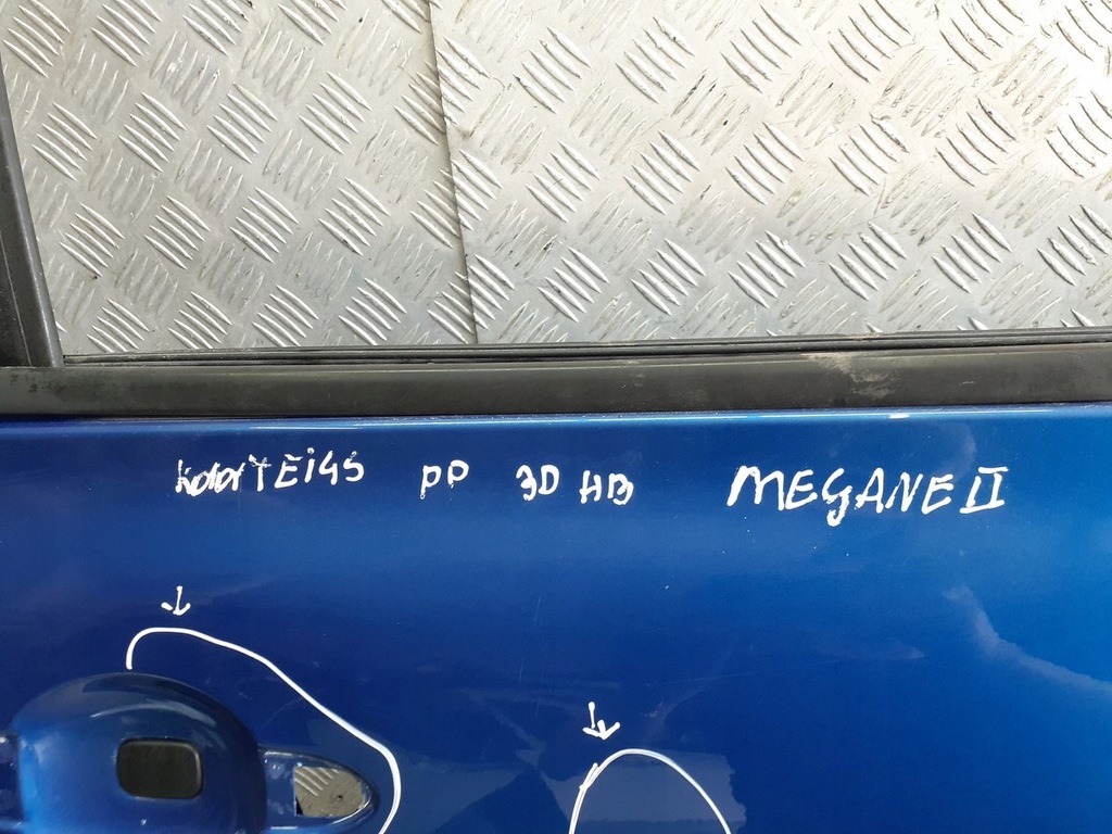 фото №2, Дверь правый перед renault megane ii tei45