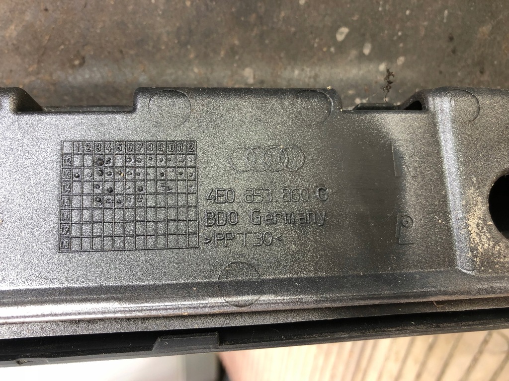 фото №7, Audi a8 d3 молдинг поріг права ly7w 4e0853860g