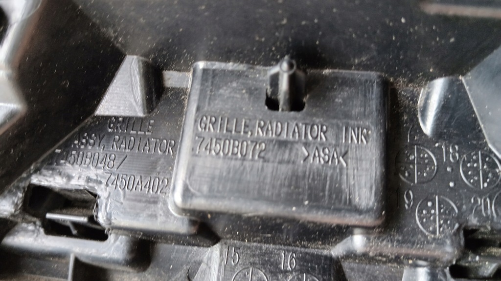 фото №16, Решётка радиатора решётка радиатора mitsubishi eclipse cross 18-20 7405b072 оригинал хороший