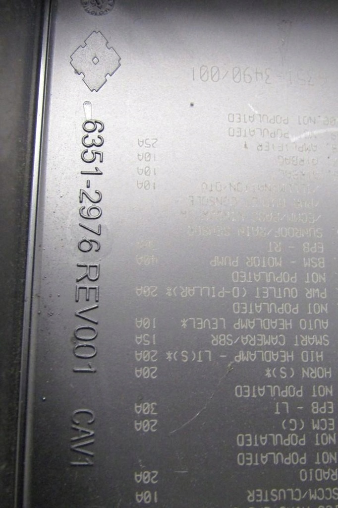 фото №7, Коробка корпус запобіжників 2.0 multijet jeep cherokee kl 6351-2976