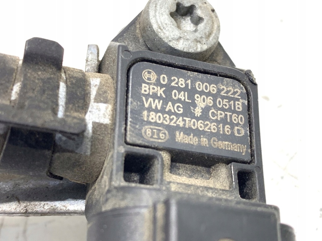 фото №5, Датчик давления выхлопных газов dpf skoda rapid 04l906051b 1.6 115km прессостат