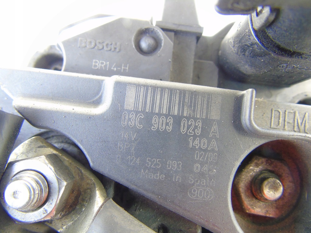 фото №6, Vw scirocco tiguan 1.4 tsi генератор 03c903023a