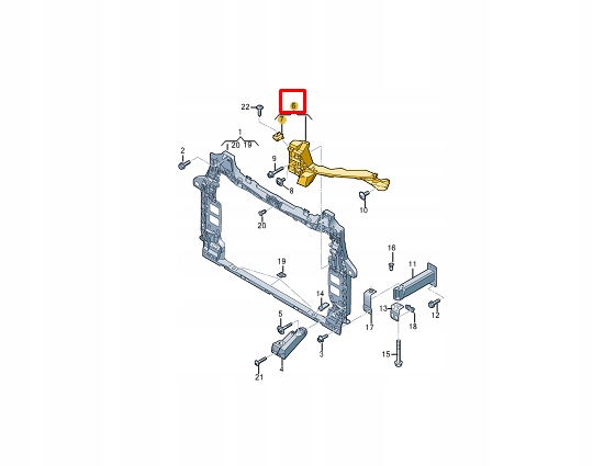 фото №10, Audi q8 4mn left фара кронштейн кронштейн 4m8805607c