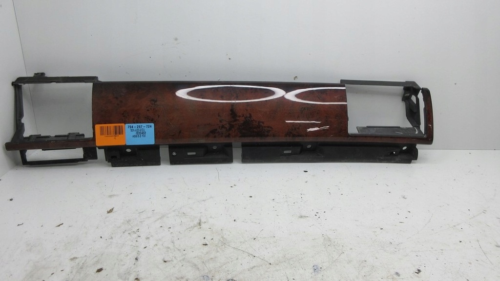 фото №6, Audi a8 d3 4e1857186af захист drewno панель приладів