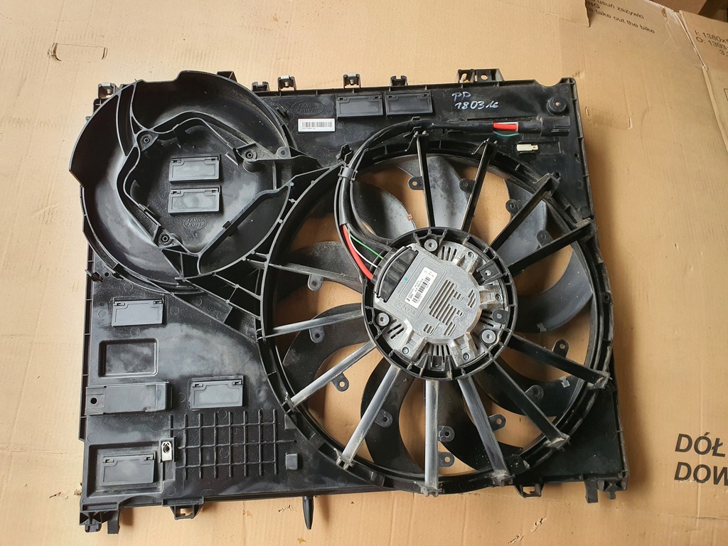 фото №1, Range sport l494 vogue l405 вентилятор радиатора