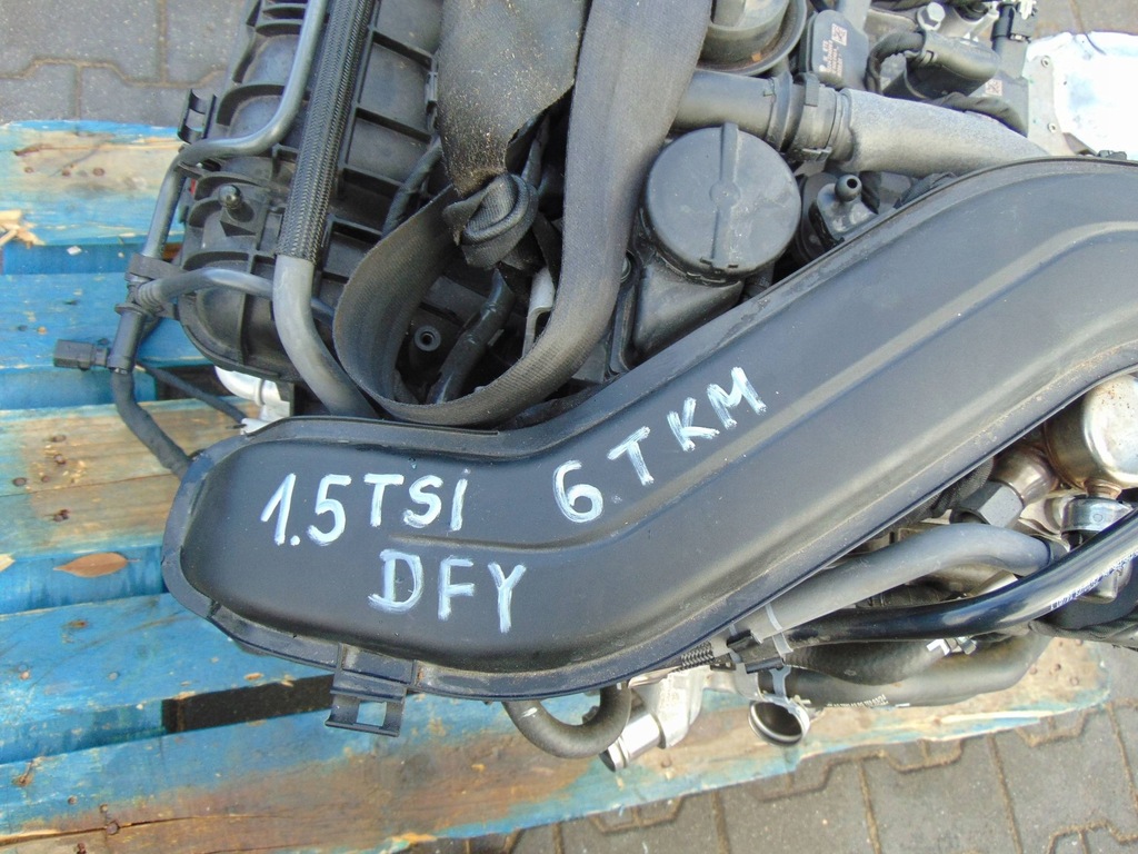 фото №7, Kompletny двигатель vw seat skoda audi 1.5tsi dfy 6 tys. km