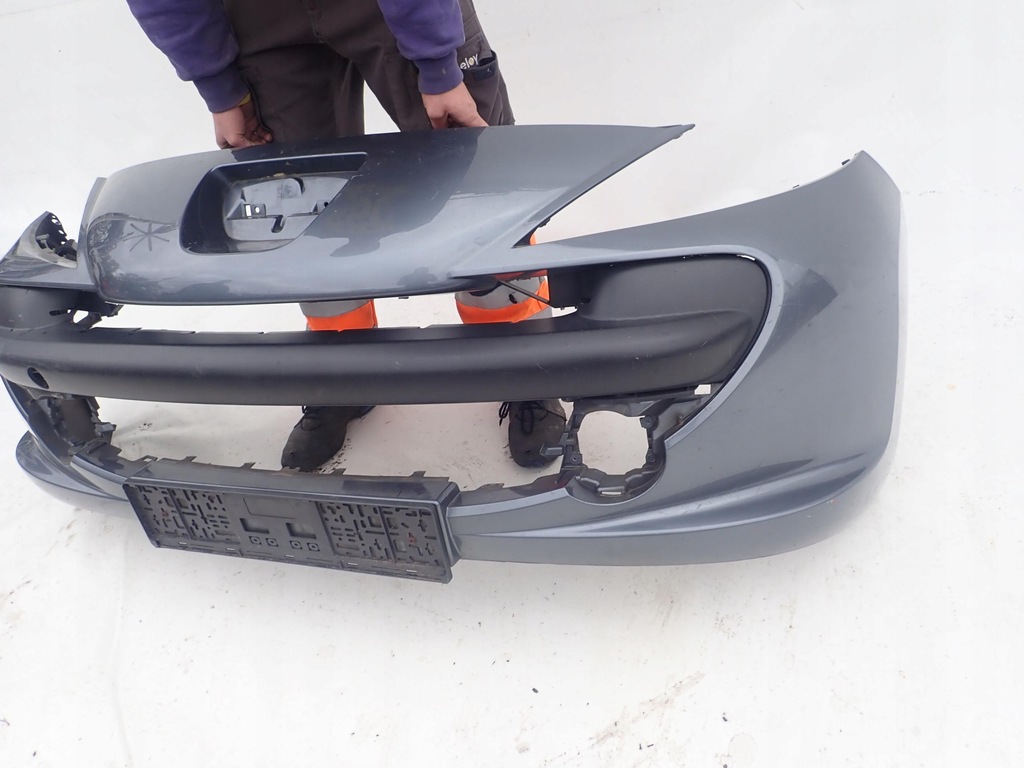 фото №7, Peugeot 207 06-09 бампер перед передній na протитуманна фара