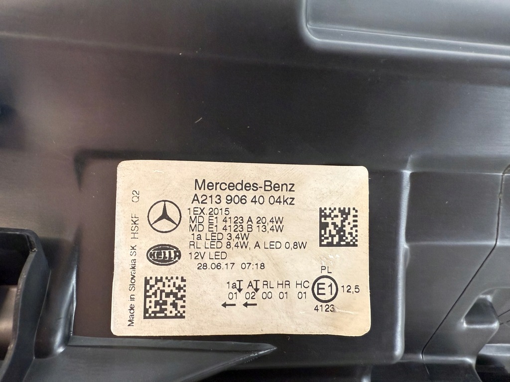 фото №14, Mercedes e klasa 213 w213 full led performance лампа ліва права