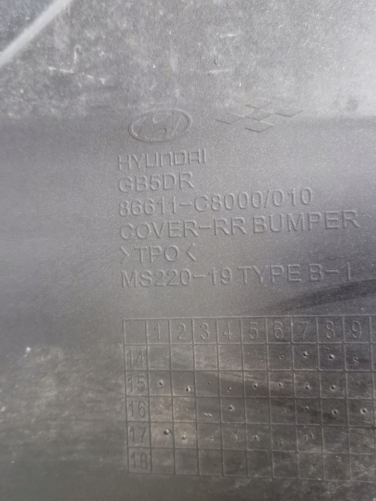 фото №14, Hyundai i20 ii бампер задня задній 2014-2018 orginał 86611c8000 86611c8010