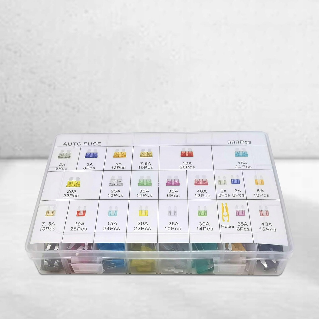 фото №12, Набор предохранителей автомобильных 2/3/5/7.5/10/15/20/25/30/35/40a 300 szt