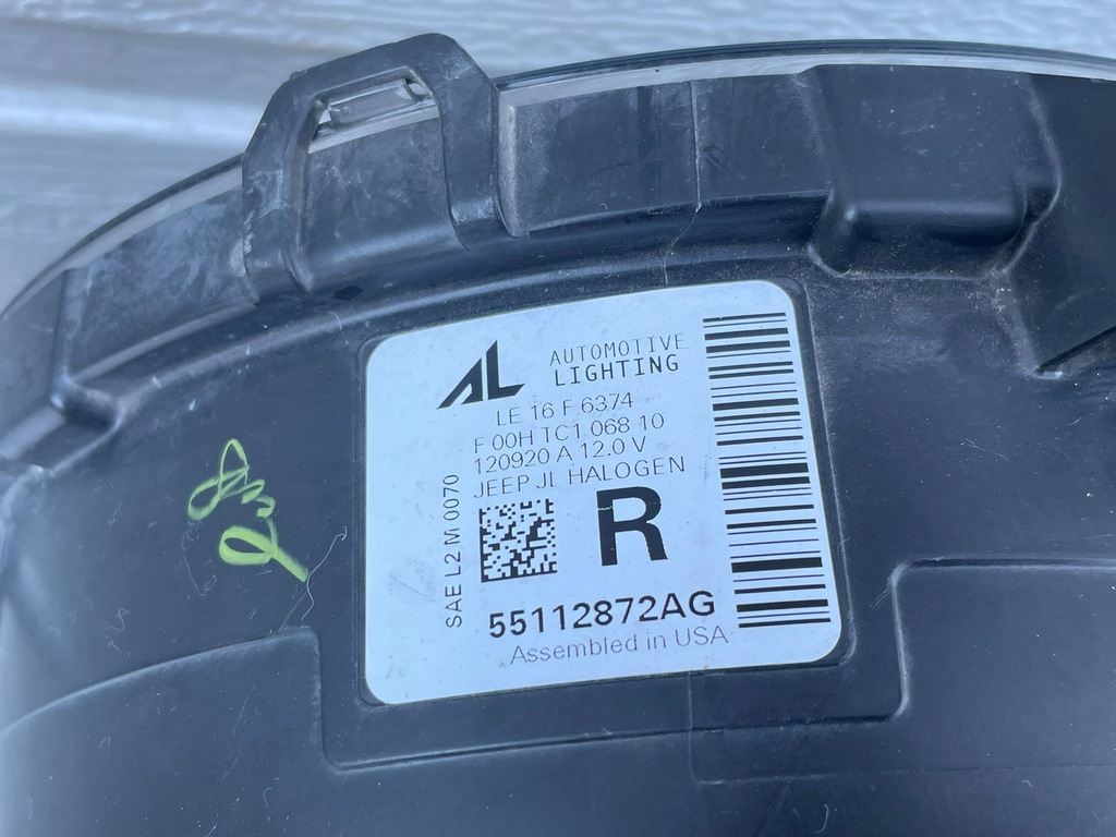 фото №6, Jeep wrangler jl противотуманная фара левый правый фара лампа 17-