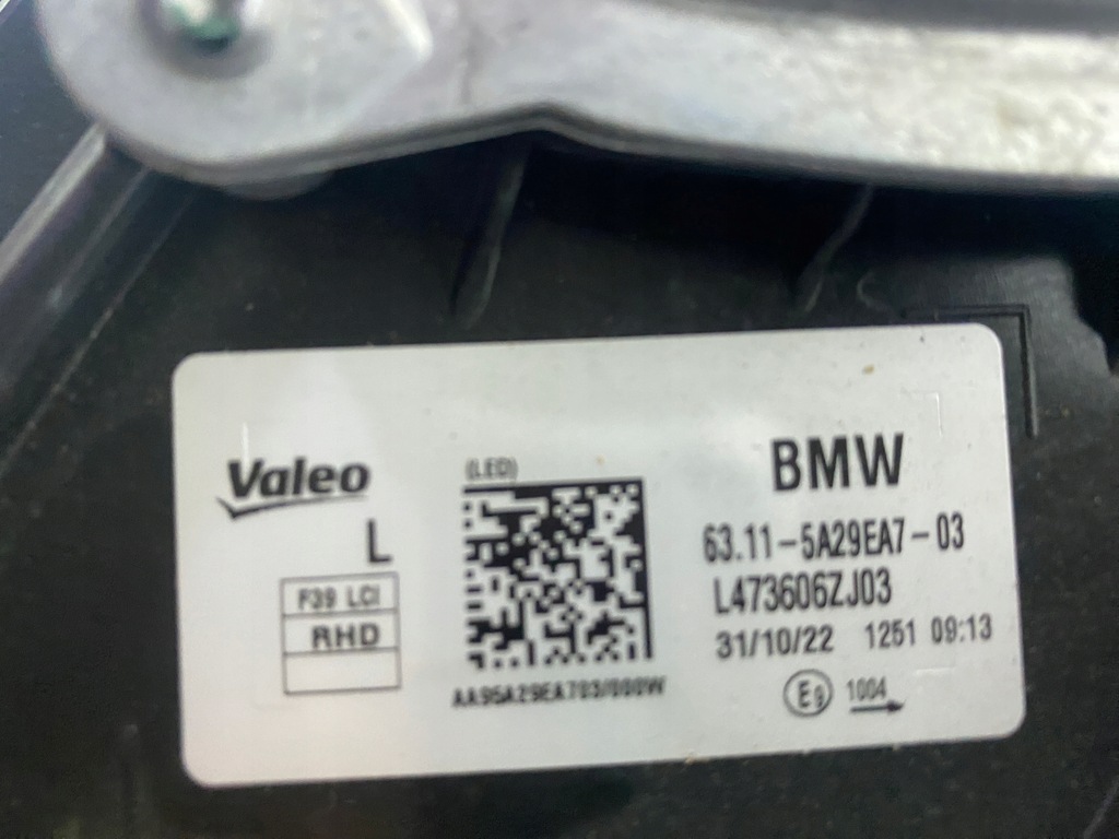 фото №9, Лампы led l+r bmw x2 f39 5a29ea7 5a29ea8 rhd идеальное состояние nowe oem