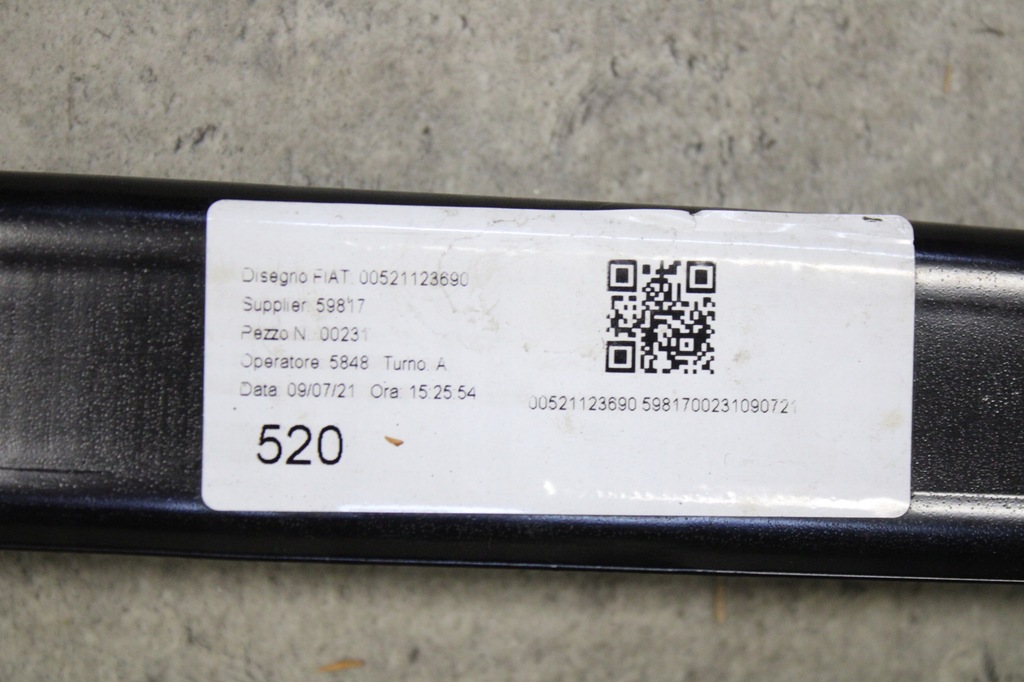 фото №6, Балка усилитель бампера передний jeep renegade 52112369 fca оригинальный номер