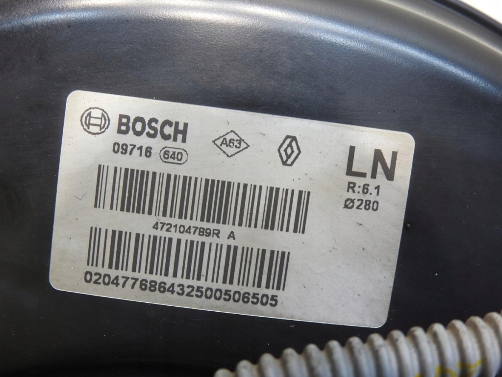 фото №5, Насос підсилювач гальм renault megane iv 1.2 tce 472104789r
