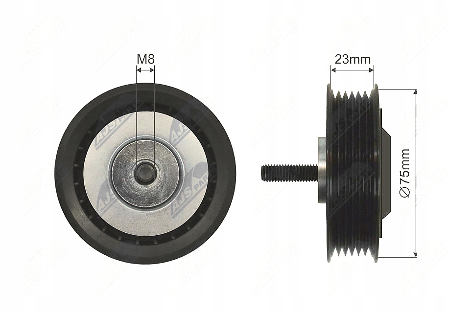 Купить Ролик натяжителя ремень клиновой nty vw lt 2 2.5 sdi