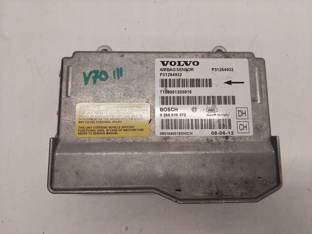 фото №1, Модуль датчик подушка безопасности volvo v70 iii 31264932