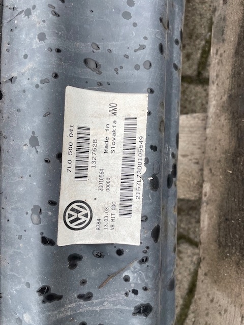 фото №6, Балка oś підвіска задня супорти touareg 7l 3.0 tdi