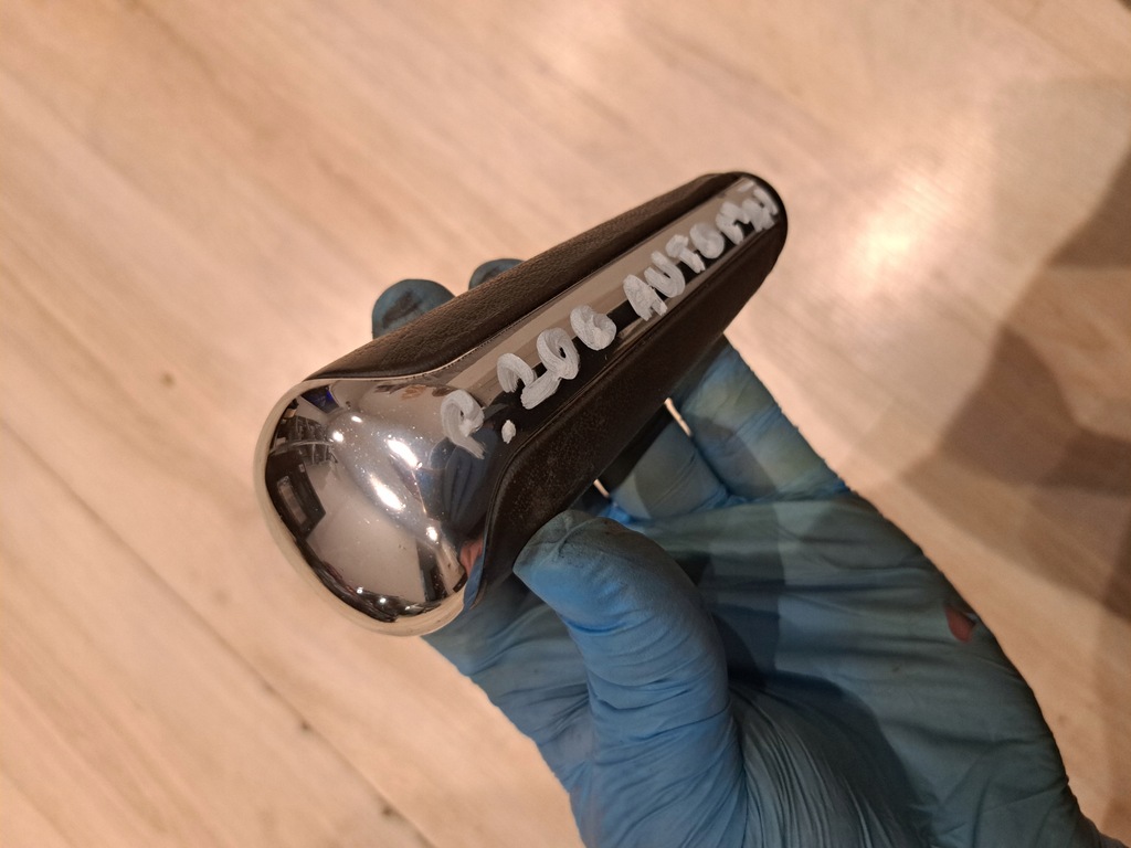 фото №6, Peugeot 206cc ручка домкрата переключения передач автоматическая коробка передач хром / кожа