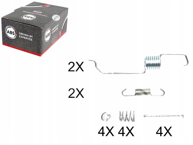 фото №1, A.b.s. пружины do колодка ham. mazda mpv 99-02 a.