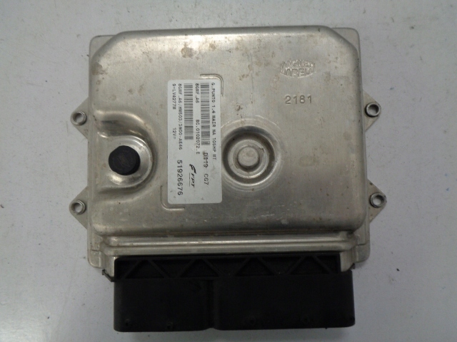 фото №1, Fiat grande punto 1.4 бортовой компьютер блок управления двигателя