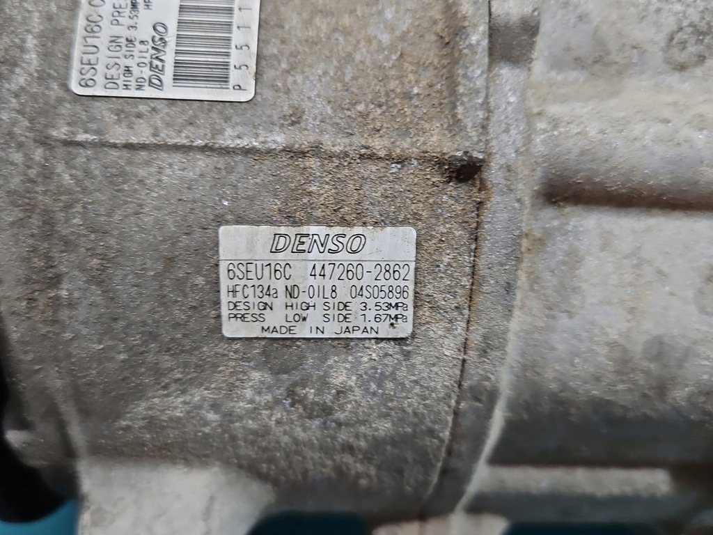 фото №9, Компрессор кондиционера компрессор jeep compass i 06-16 447260-2862