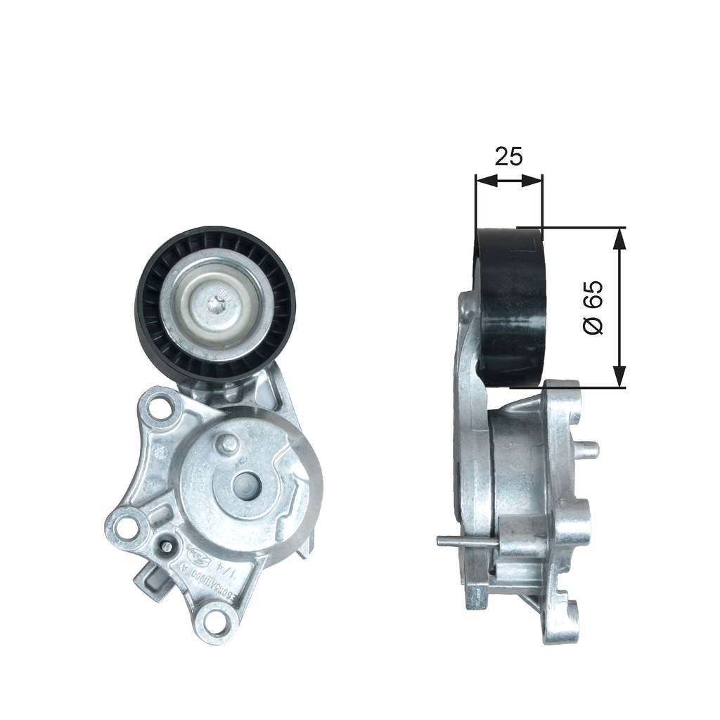 фото №1, Ролик натягувача ремінь поліклиновий ds ds 4 citroen c4 cactus c4 ii ds4 pe