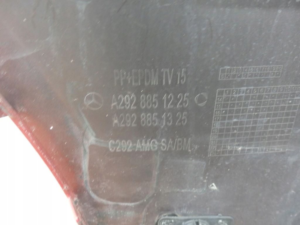 Купить Бампер задний  диффузор mercedes w292 amg gle купе 15-19