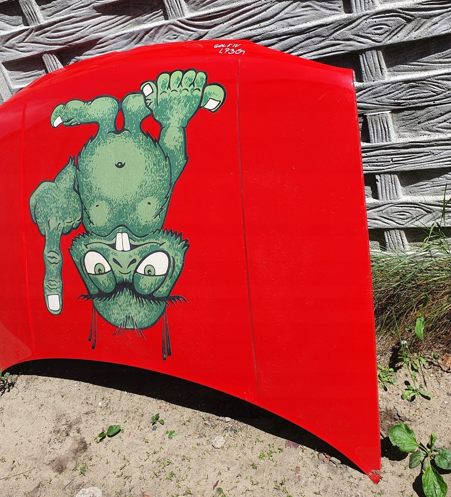 фото №3, Капот крышка vw golf iv lp3g