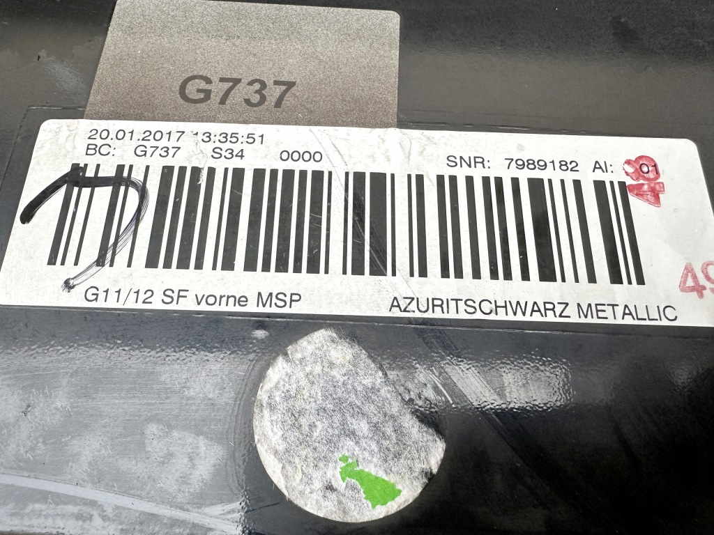 фото №16, Бампер передний bmw 7 g11 g12 m-pakiet - pod 6x pdc - sprysk