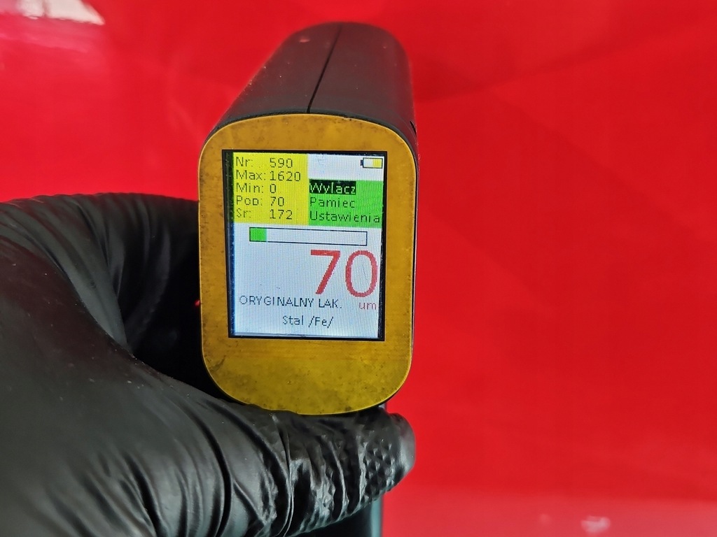 фото №13, Дверь задняя правое hyundai i10 i 08-13 красный h4