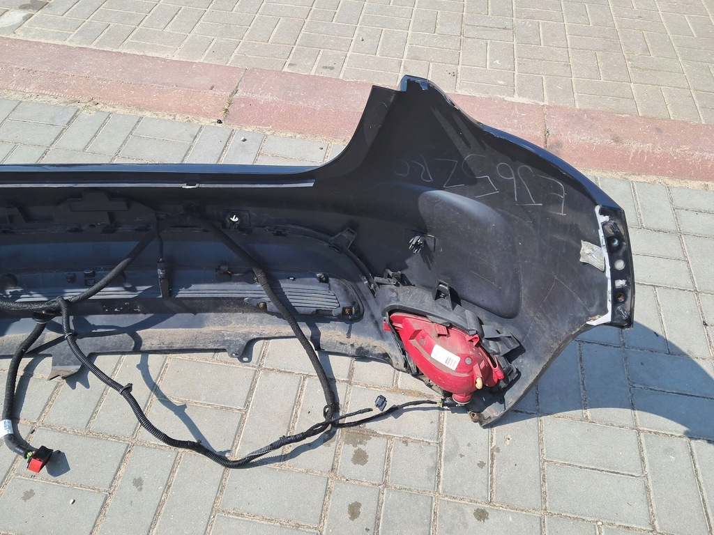 фото №13, Citroen ds4 бампер задній чорний ktv pod 4 датчики pdc хром - ok