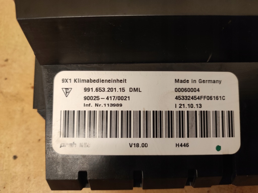 фото №4, Панель кондиционера porsche cayman 981