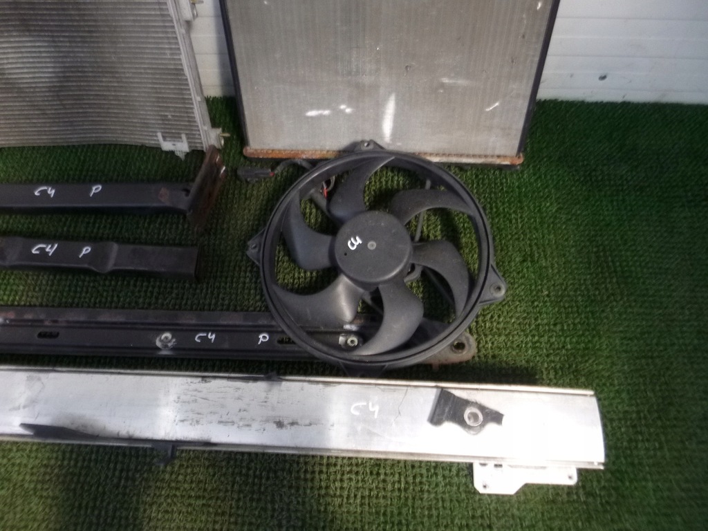 фото №4, Citroen c4 i 04- 1.4 радіатор балка вентилятор