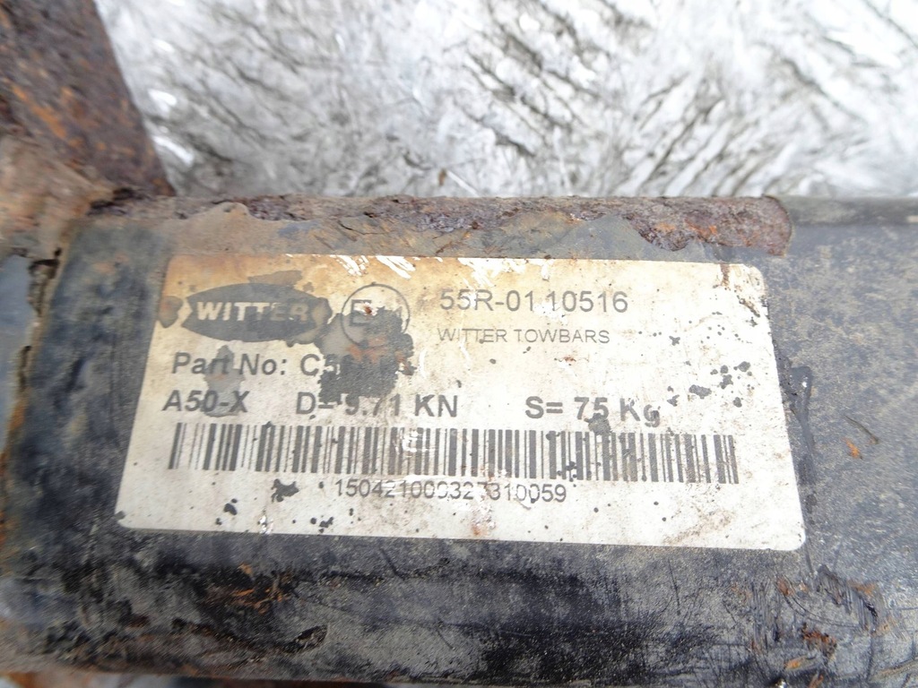 фото №6, Hak буксировочный kpl. citroen c4 picasso ii