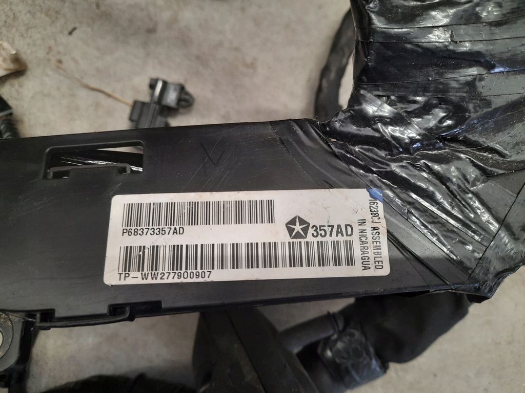 фото №13, Dodge ram 1500 09-wiązka електропроводка кабіни 68373357ad usa