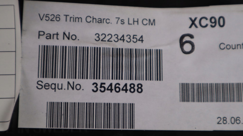 фото №11, Volvo xc90 ii обшивка багажника левый 7 пассажирский 3546488