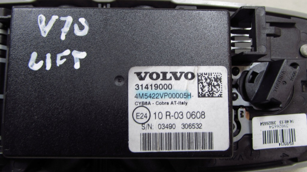 Volvo s80 v70 3 xc70 лампа освещение датчик движения 39826654 31419000 Недорого