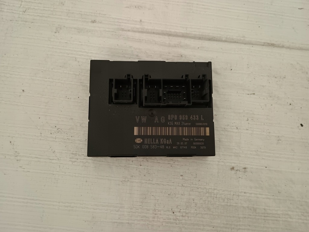 фото №1, Audi a3 8p 5d sportback модуль комфорту 8p0959433l