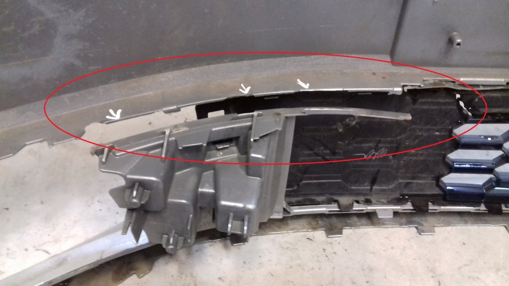 фото №7, Бампер перед передний 6v0807221f skoda fabia iii lift 18-