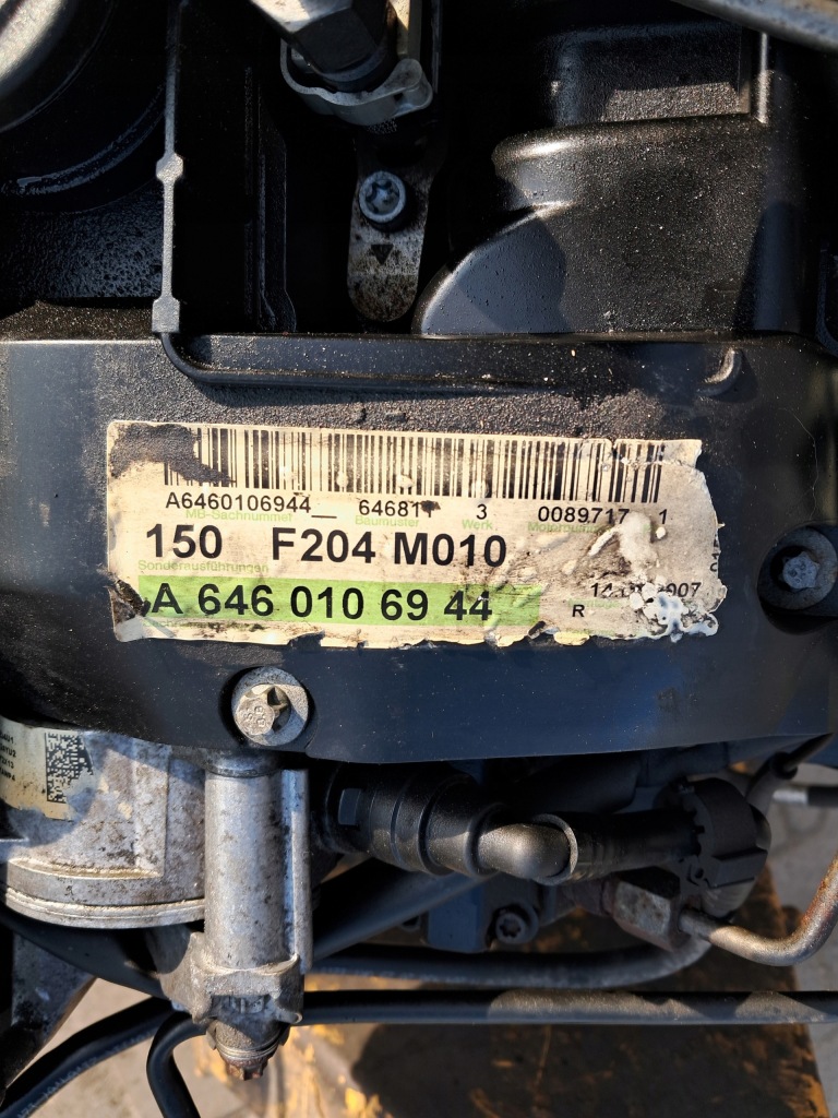 фото №7, Двигун kompletny форсунки компресор mercedes w204 2.2cdi 646811 646.811