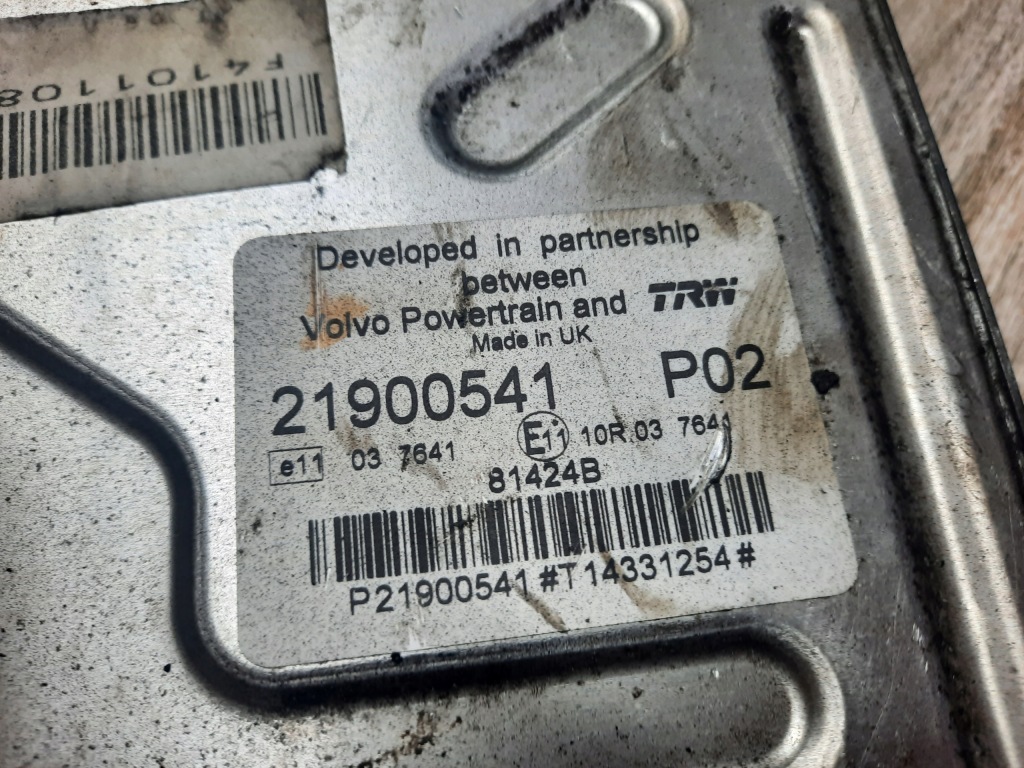 фото №3, Кассета бортовой компьютер двигателя renault gama t 21900541