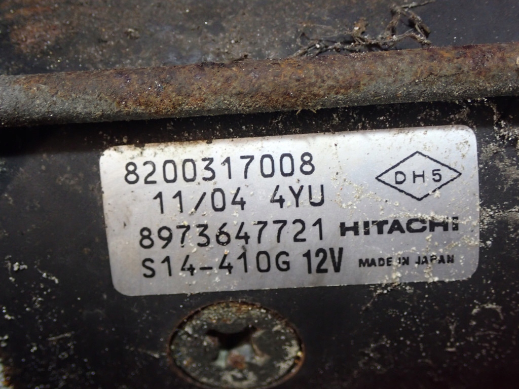 фото №6, Renault vel satis 05-09 3.0 dci стартер 9 зубів 8200317008 8973647721