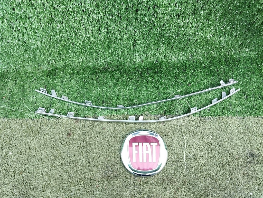 фото №1, Fiat doblo ii lift 15- значок накладки хром решётка радиатора решётка оригинальный номер