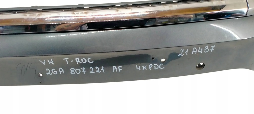 фото №6, Vw t-roc t roc 2ga 2017- бампер передній перед 2ga807221af 4xpdc